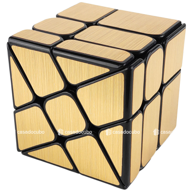 Cubo Mágico Windmirror Wind Mirror Moyu Dourado - Cubo Store - Sua Loja de Cubos  Mágicos Online!