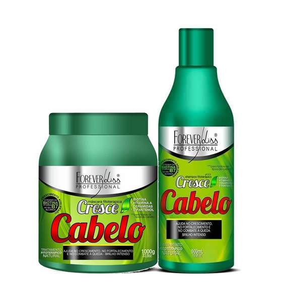 Kit cresce cabelo forever liss profissional 2 passos