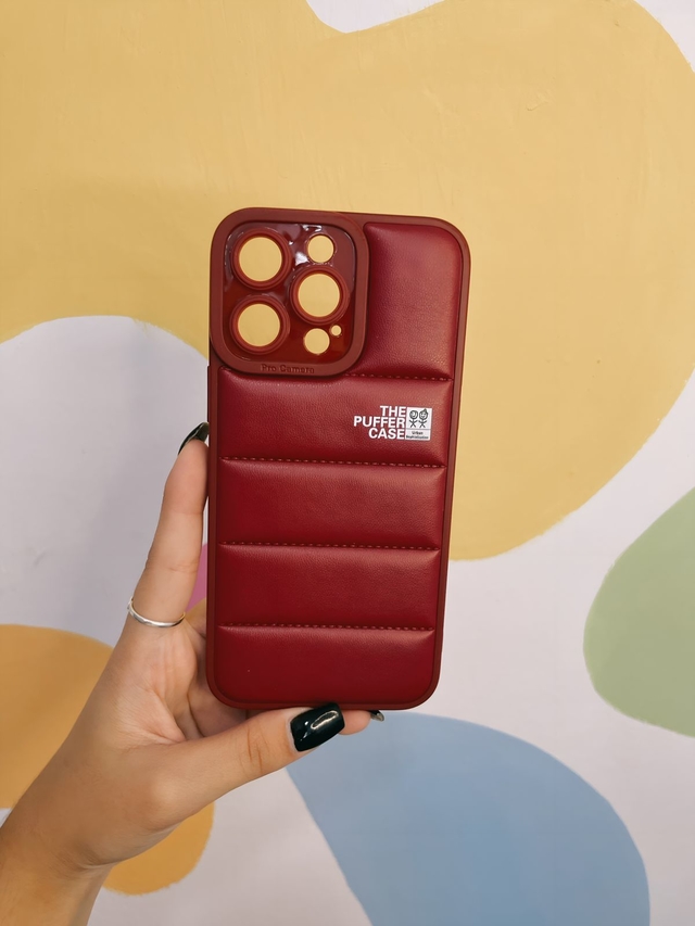 Funda PUFFER Red (Iphone 14 Plus) - Cases Neuquen