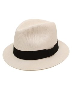 O Chapéu Panamá Similar Aba 5 cm branco