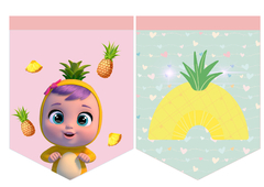 Kit imprimible Bebés llorones Tutti Frutti, cry babies - comprar online