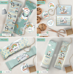 Kit imprimible Pinguinos - Winter Wonderland - comprar online