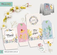 Kit imprimible Día de la madre Flores del bosque en internet