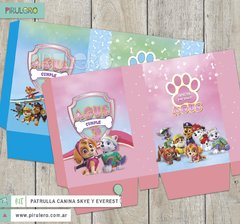 Kit imprimible Patrulla Canina Skye Everest - Paw Patrol - Pirulero