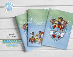 Librito para imprimir y colorear Patrulla Canina Paw Patrol - Pirulero