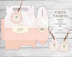 Kit Imprimible Corona Rosa - tienda online