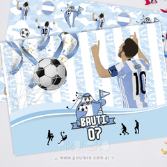 Imagen de Kit imprimible argentina qatar mundial 2022