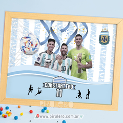Imagen de Kit imprimible Argentina Campeón Mundial 2022