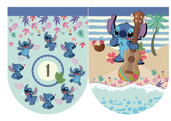 Kit imprimible Stitch celeste y azul