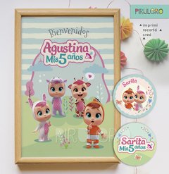 Kit imprimible Bebés llorones, Lágrimas mágicas, cry babies - comprar online