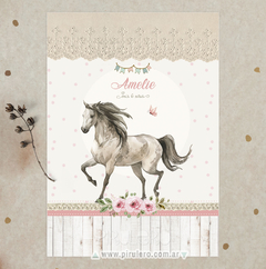 Imagen de Kit Imprimible Caballos rosa