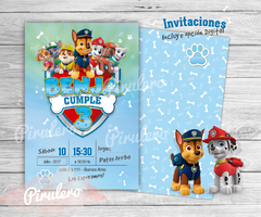 Kit imprimible Patrulla Canina Paw Patrol