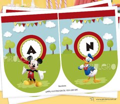 Kit imprimible La casa de Mickey Mouse - comprar online