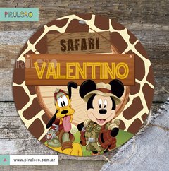 Kit imprimible Mickey Safari