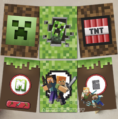 Kit imprimible Minecraft_Mini Kit