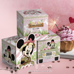 Kit imprimible Minnie Safari