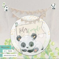 Kit imprimible Panda - Pirulero