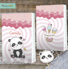 Kit imprimible panda, helado y sandia - tienda online