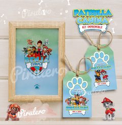 Kit imprimible Patrulla Canina Paw Patrol