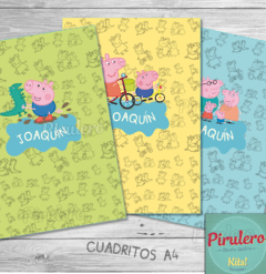 Kit Imprimible Peppa y George Pig