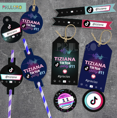 Kit imprimible Tik Tok - tienda online