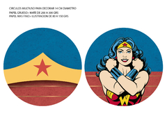 Kit imprimible Mujer Maravilla, Wonder Woman en internet