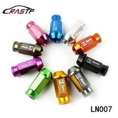 Jdm Lingotes De Alumínio Racing Wheel Lug Nuts P: 1.5, L: 52mm 20 pçs/set TK-650NUTS-L-1.5 na internet