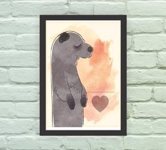 Quadro Decorativo Infantil Foca Dorminhoca - Arte e Cores