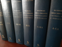 Diccionario Crítico Etimológico Castellano e Hispánico - 6 Tomos- J. Corominas - J. A, Pascual - Precio libro - Editorial Gredos - ISBN 9788424913618 - 8424913620 - comprar online
