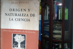 Origen y naturaleza de la ciencia - José Babini - Precio libro - Espasa Calpe