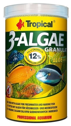 Ração Tropical 3-Algae Granulat 44g - comprar online