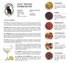 Caja de especias para coctelería "GIN TONIC PERFECTO" más GIN GORDONS - tienda online