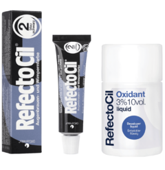 Refectocil Tintura para Sobrancelhas Preto Azulado 2.0 e Oxidante 100ml