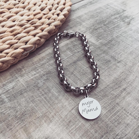 Pulsera Mejor mamá ~ Acero Quirúrgico Y1 - comprar online