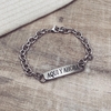 Pulsera Chapita Aqui & Ahora - Acero quirúrgico X9.K