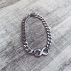 Pulsera Infinito grueso ¡Ideal para compartir! - Acero quirúrgico P3 y P6