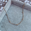 Collar Roxy Cuad Gold - Acero Dorado Z4