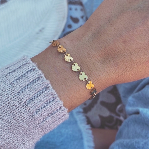 Pulsera Love is All Gold - Acero Dorado W13.C - comprar online