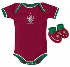 Kit Body 2 Peças Fluminense Grená Menino