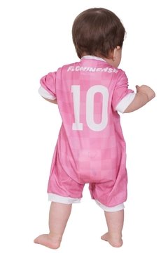 Macacão Fluminense Rosa Torcida Baby - comprar online