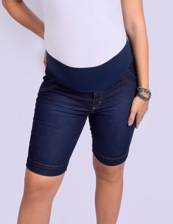 Shorts jeans sale para gravidas
