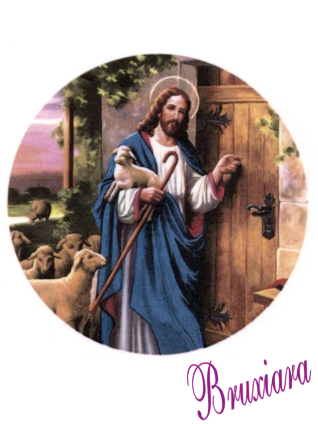Imagem Jesus Batendo na Porta 21 Cm Inquebrável - Procade Artigos Religiosos