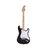 Guitarra SX Stratocaster ASHR ASH Transparente Black - GT0002