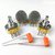 KIT C/ 2 Potênciômetros A500K L(B) 500K e 2 Capacitores SEB - KT0007