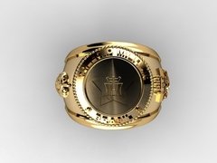 Anel do Colégio Militar em Ouro Amarelo 18k - comprar online