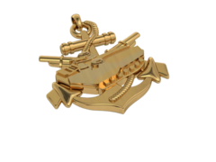 Pingente do Clanfistas em ouro18k - comprar online