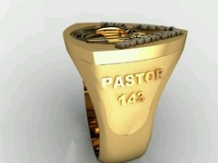 Imagem do Anel Para-Sar Pastorr em Ouro 18k