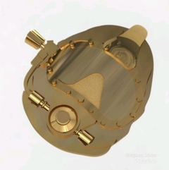 Pingente mergulhador super lite em ouro 18 k - Ginglass Joias3D – Modelagem3D - Prototipagem