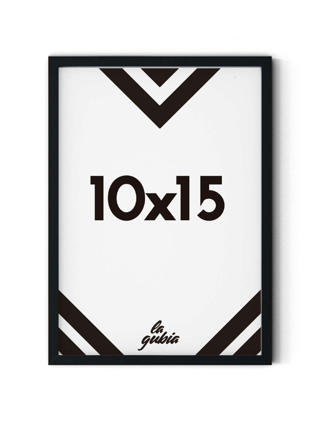 Marco 10x15 negro - Taller de marcos- La Gubia
