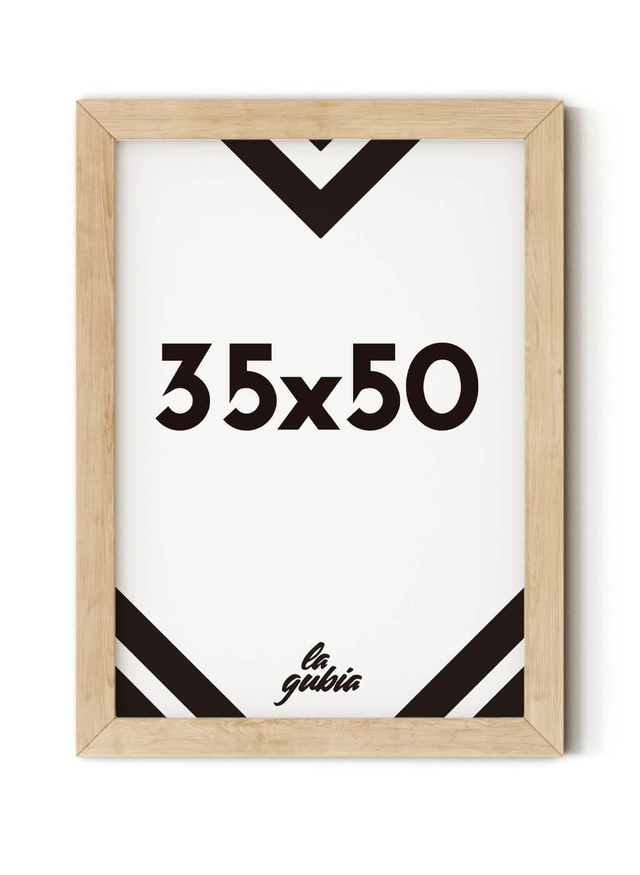 Marco de madera para fotografía 30 x 30, negro, (Contemporary Black), 30x30
